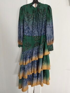 Asymmetrical midi dress